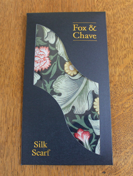 Fox & Chave Dearle Leicester Habotai Silk Scarf