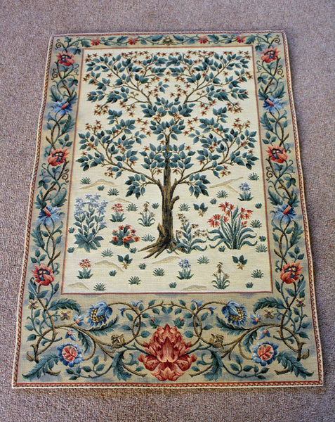 <p>Fine quality cotton jacquard loom woven tapestry inspired by the famous Tree of Life design by William Morris.</p>