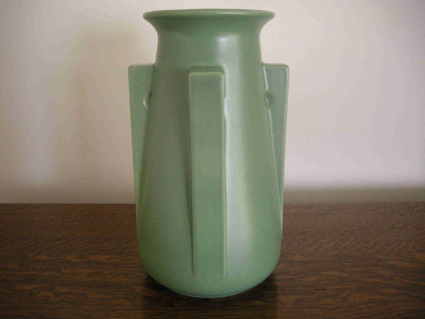 Teco Pottery 4 Buttress Vase