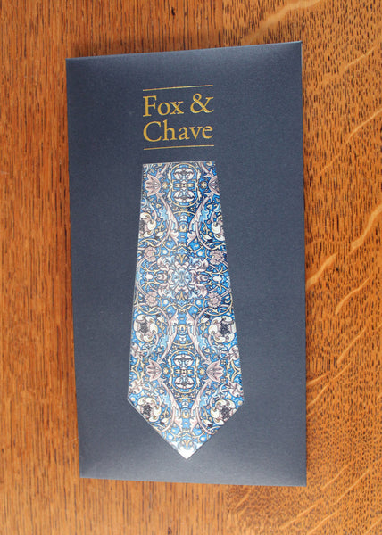 Fox & Chave William Morris Lechlade Silk Tie