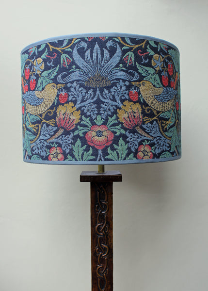 William Morris Strawberry Thief Tapestry Fabric Lampshade 30 cm diameter