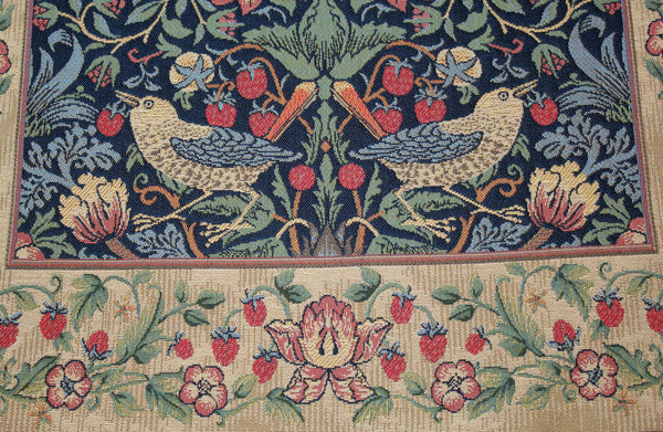 William Morris Strawberry Thief Tapestry 75cm x 46cm