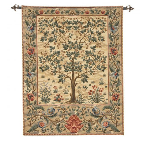 William Morris Tree of Life Inspired Tapestry 67cm x 47cm