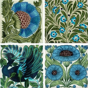 Gifts and home interiors featuring designs by William De Morgan