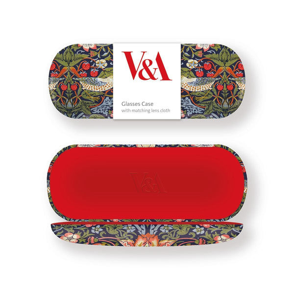 V & A William Morris Strawberry Thief Glasses Case