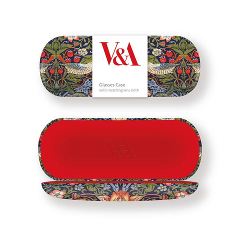 V & A William Morris Strawberry Thief Glasses Case