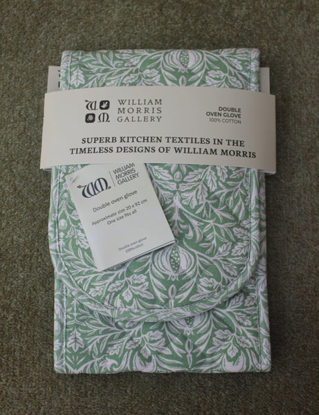 William Morris Gallery Acorn Double Oven Glove