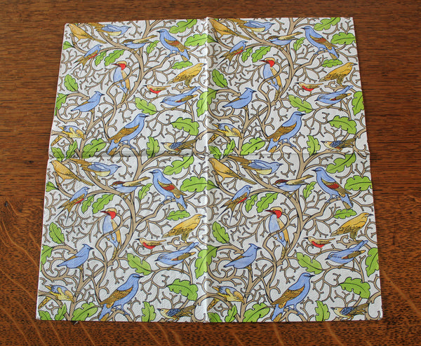 V & A Museum Voysey Birds 20 Paper Napkins 3 Ply
