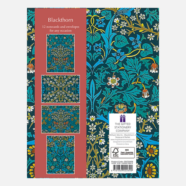 Blackthorn Notecard Wallet: 12 Notecards with Envelopes