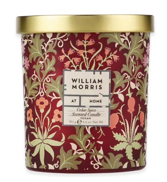 William Morris at Home Oak & Willow Cedar Spice Scented Candle