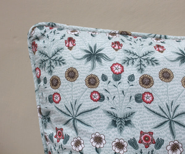 William Morris Daisy Piped Edge Cushion
