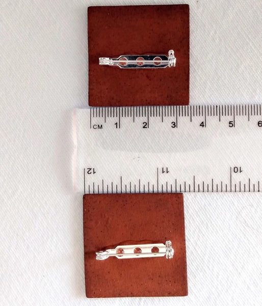 Stockwell Ceramics William De Morgan Tile Brooch