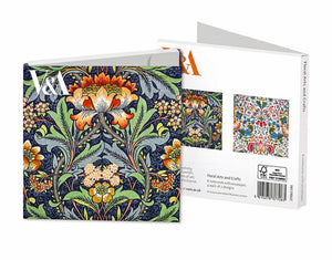 V & A Floral Arts and Crafts Note Cards