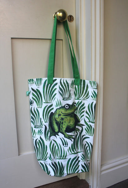 V & A William De Morgan Frog Organic Cotton Tote Bag