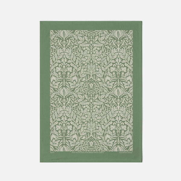 William Morris Gallery Acorn Tea Towel
