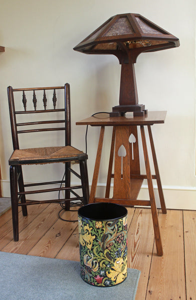 Hines of Oxford Golden Lily Tapestry Waste Bin