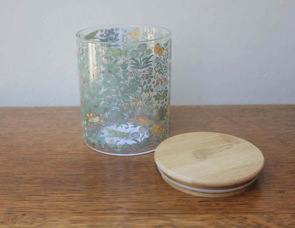 Voysey Apothecary's Garden Glass Storage Jar 750ml