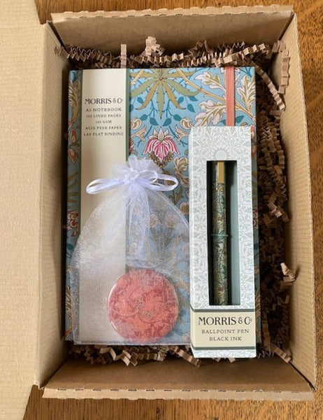 Morris & Co. Writing Journaling Gift Set: Notebook, Pen & Pocket Mirror