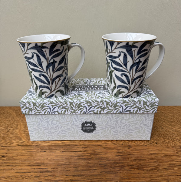 William Morris Willow Bough Fine China Mugs