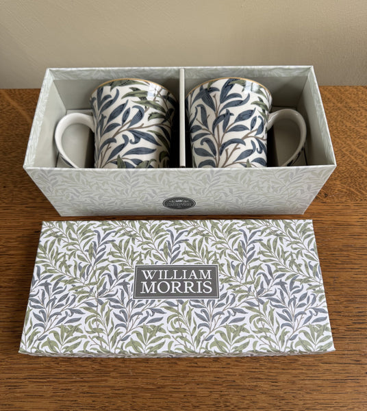 William Morris Willow Bough Fine China Mugs