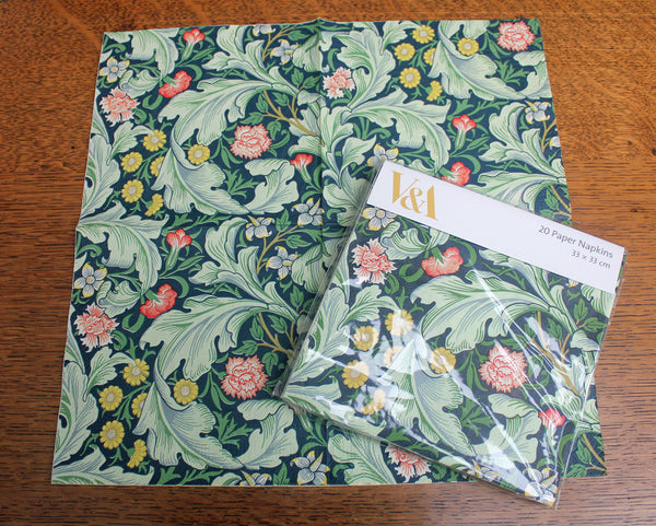 V & A Museum Leicester 20 Paper Napkins 3 Ply