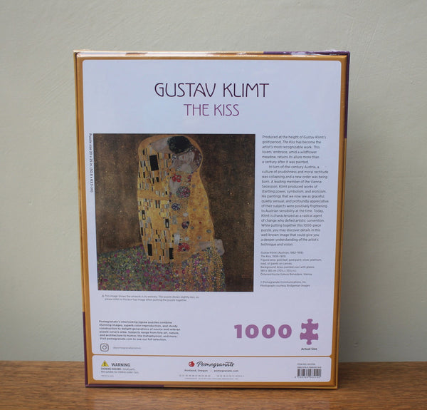 Gustav Klimt The Kiss Jigsaw Puzzle 1000 Pieces