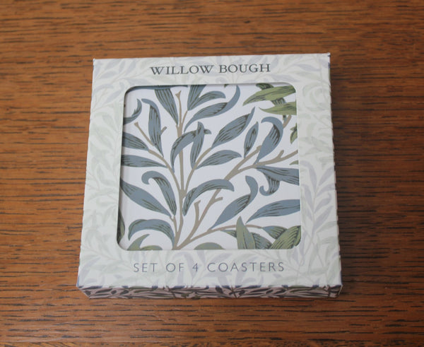 Set of 4 William Morris Willow Bough Coasters