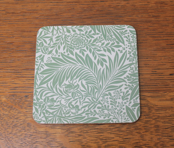 Set of 4 William Morris Larkspur Coasters
