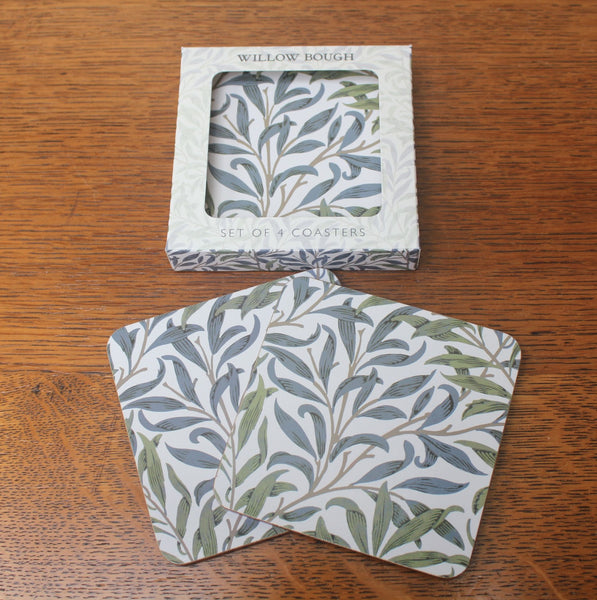 Set of 4 William Morris Willow Bough Coasters