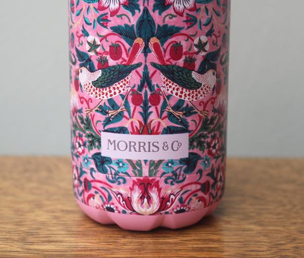 Morris & Co. Strawberry Thief 500ml Insulated Water Bottle