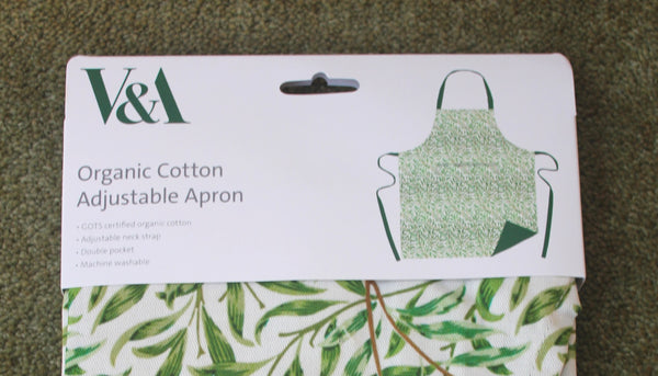 V & A Museum Willow Bough Organic Cotton Adjustable Apron