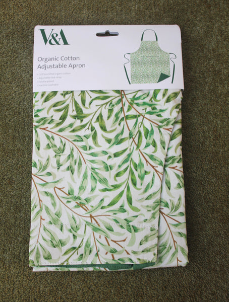V & A Museum Willow Bough Organic Cotton Adjustable Apron
