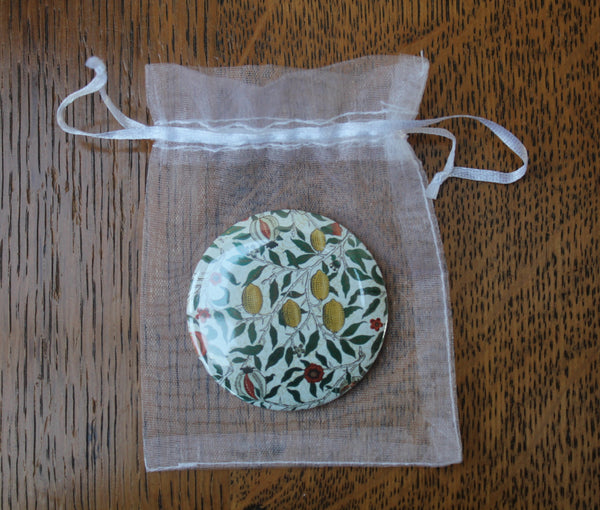 Morris & Co. Journaling Gift Set: Notebook, Pen & Pocket Mirror w/ William Morris Designs