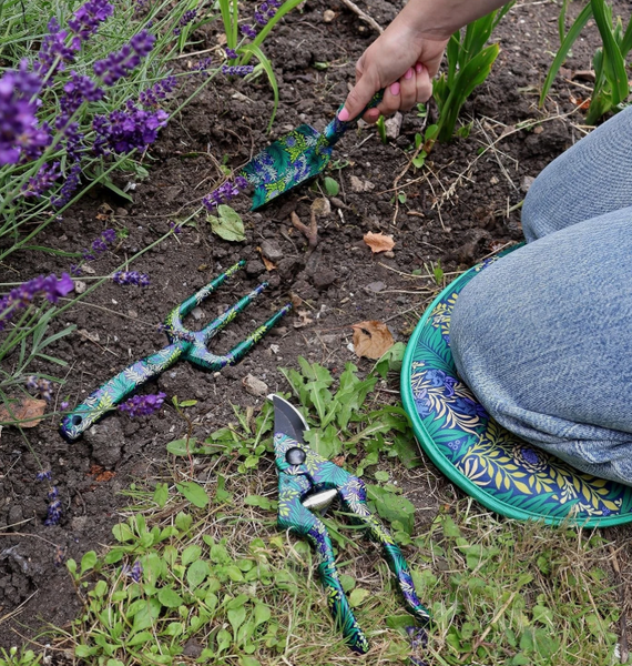 William Morris Larkspur Garden Fork, Trowel & Secateurs Set