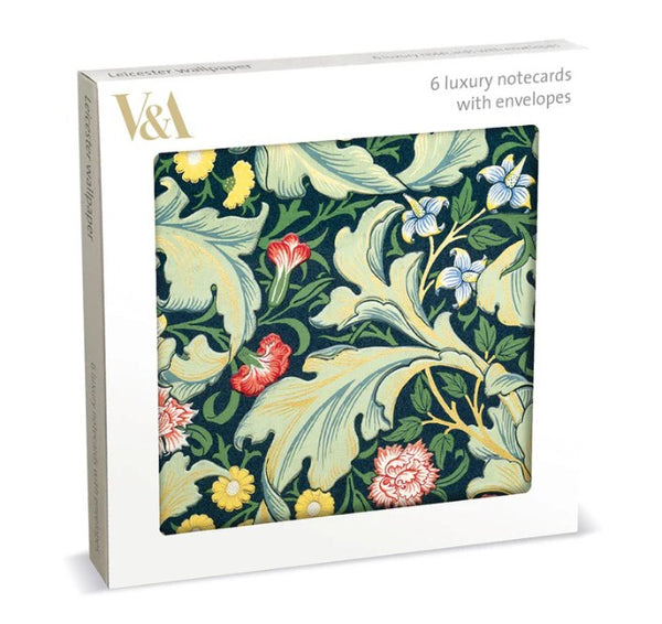 V & A Leicester Wallpaper Luxury Notecards