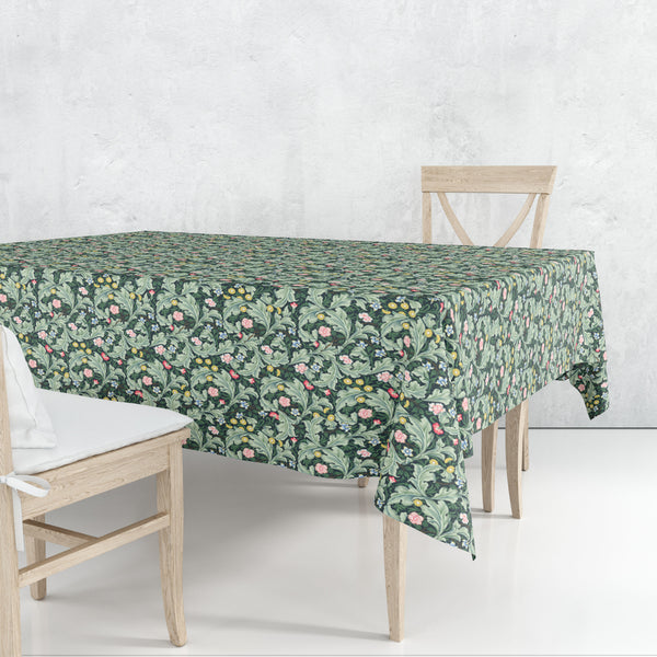 William Morris Leicester Cotton Tablecloth 132 cm x 228 cm
