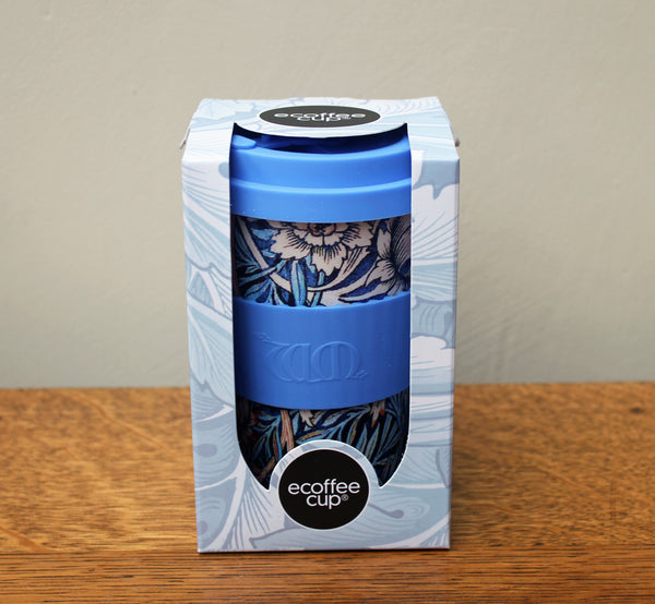 Reusable Sustainable Ecoffee Cup William Morris Lily 14oz