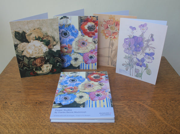 Charles Rennie Mackintosh Flower Studies Note Cards