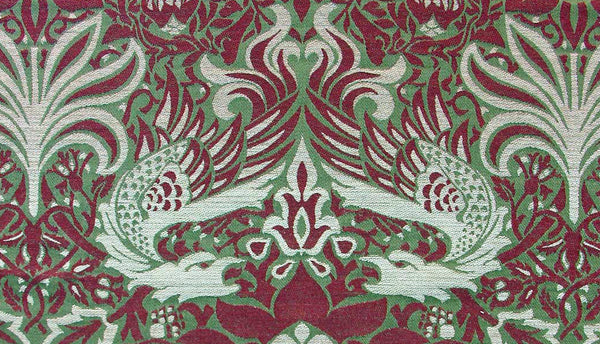 William Morris Peacock & Dragon Decorative Terracotta Wall Tile