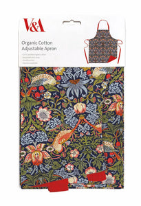 V & A Museum Strawberry Thief Organic Cotton Adjustable Apron