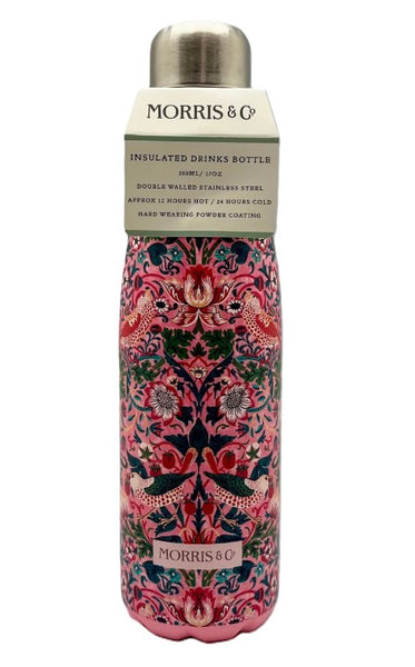 Morris & Co. Strawberry Thief 500ml Insulated Water Bottle
