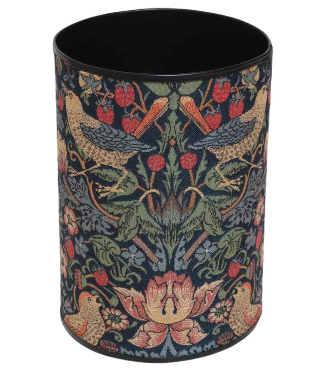 William Morris Strawberry Thief Tapestry Waste Bin