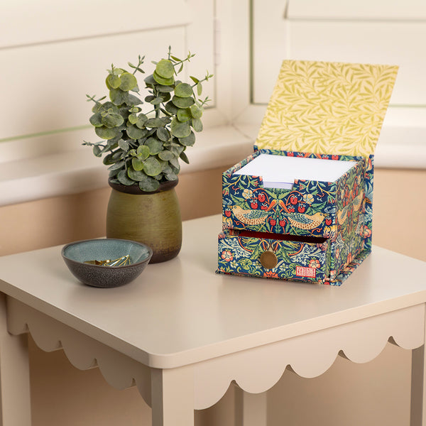 William Morris Strawberry Thief Memo Cube
