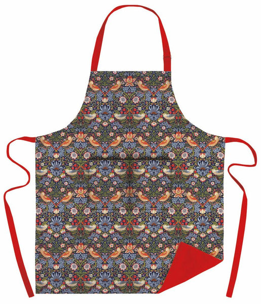 V & A Museum Strawberry Thief Organic Cotton Adjustable Apron