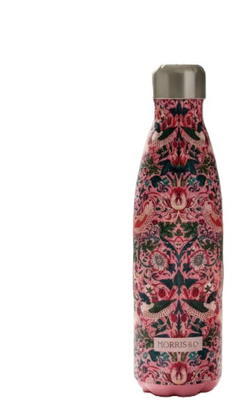 Morris & Co. Strawberry Thief 500ml Insulated Water Bottle