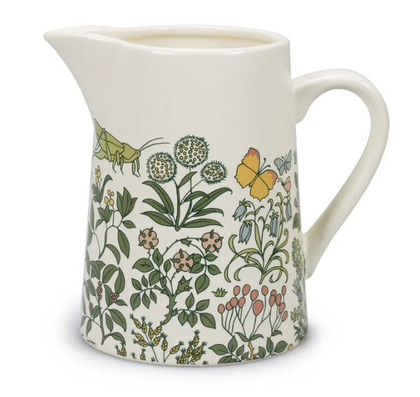 Voysey Apothecary's Garden Ceramic Jug