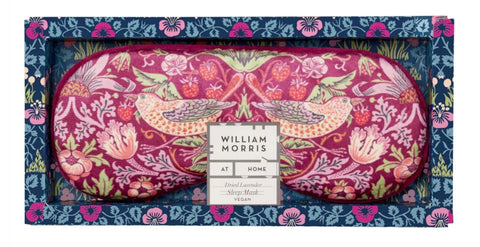 William Morris at Home Strawberry Thief Lavender Sleep Mask