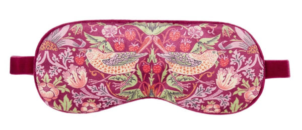 William Morris at Home Strawberry Thief Lavender Sleep Mask