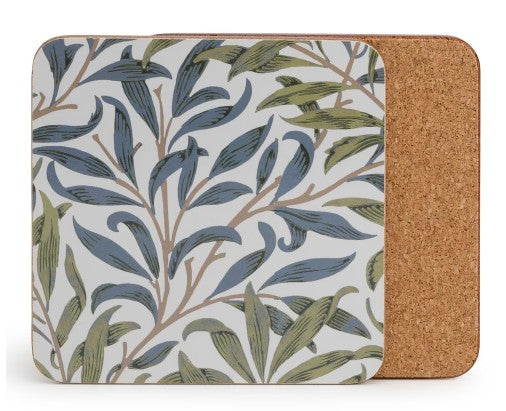 Set of 4 William Morris Willow Bough Coasters