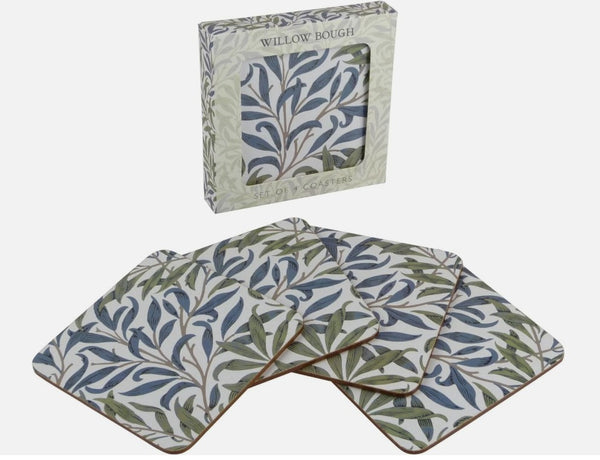Set of 4 William Morris Willow Bough Coasters